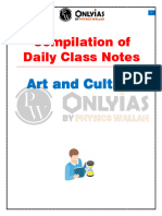Art & Culture Compilation Notes - PDF ONLY