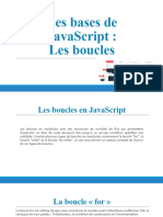 JavaScript Boucles