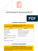 Attendance Management Policy