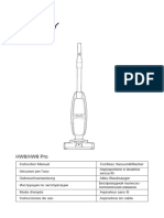 Инструкция для пылесоса вертикального Jimmy HW8 Pro Graphite+Purple Cordless Vacuum&amp;W