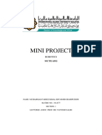 Report Robotics - MINI PROJECT - MCTE 4352 (2023)