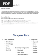 Technical Lesson 1