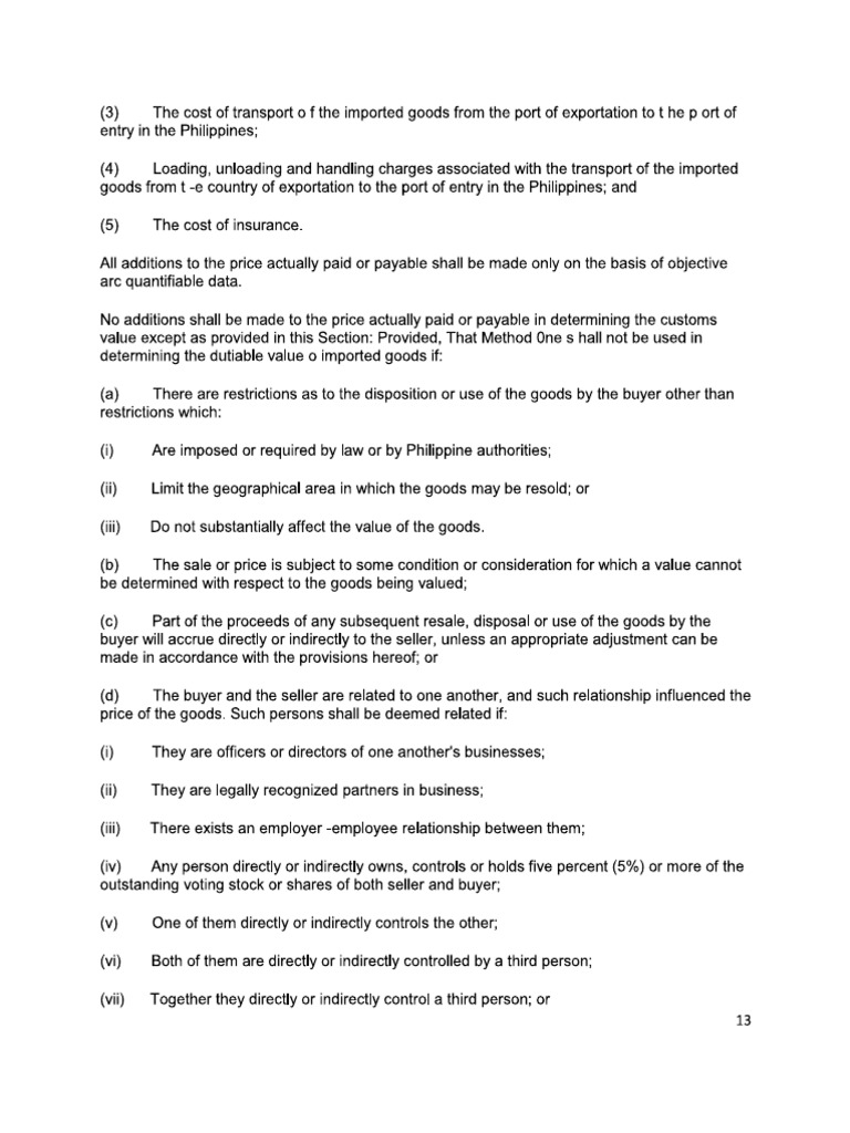 Tariff and Customs Code 04 PDF