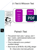 SPSS - Paired T Test and Wilcoxon Test