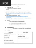 Diagnotic Teaching - Lesson Plan (For Reference)