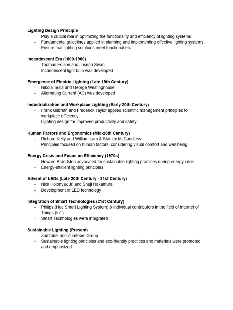 Essential Lighting Design Principles | PDF | Computer Network | Lighting