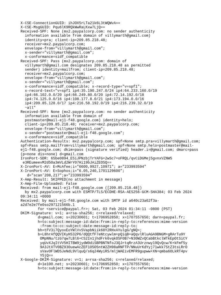Original Message | PDF