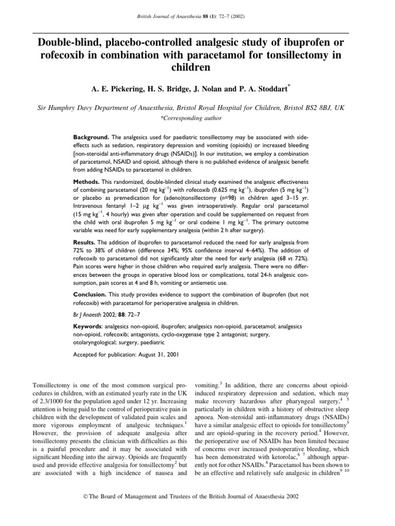 Piis0007091217365649 | PDF | Analgesic | Nonsteroidal Anti Inflammatory ...