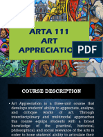 L1. ARTA 111 Introduction and Overview of Art 2022