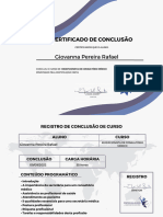 Certificado de Conclusão: Giovanna Pereira Rafael