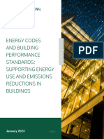 Energy Codes and Building Performance Standards Supporting Energy
