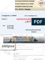 Cours 2 - 1 - Les Forces Et La Statique Des Solides