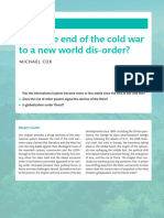 From The End of The Cold War To A New World Dis-Order?: Michael Cox