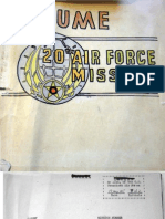 Resume, 20th Air Force Missions