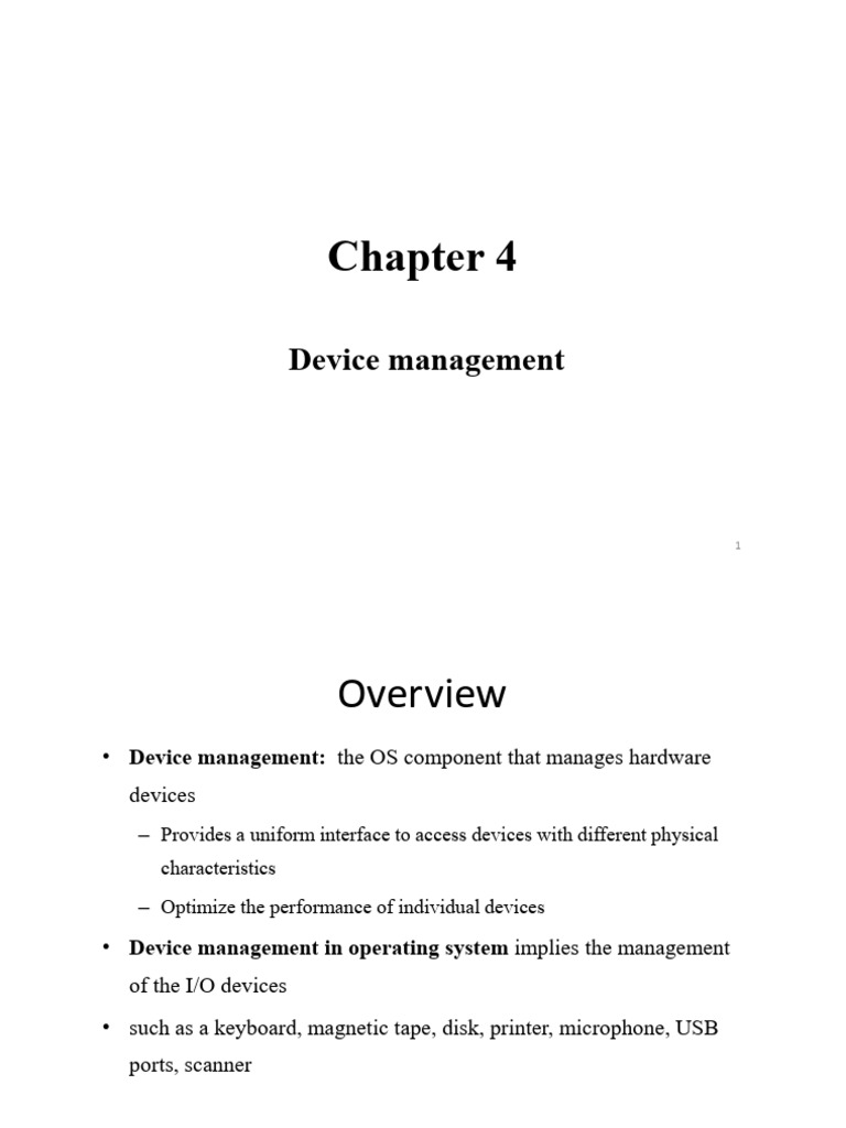 Chapter 4 OS | PDF