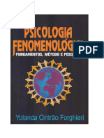 FORGHIERI, Yolanda. C. - Psicologia Fenomenologica - REVISADO (Livro Inteiro)