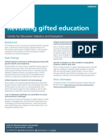 2019 Revisiting Gifted Education Summary