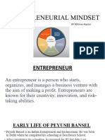 Entrepreneurial Mindset