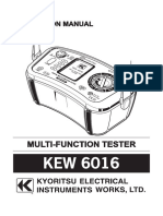 Multi-Function Tester: Instruction Manual