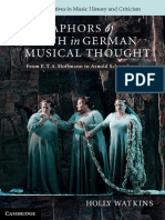 (New Perspectives in Music History and Criticism) Holly Watkins - Metaphors of Depth in German Musical Thought - From E. T. A. Hoffmann To Arnold Schoenberg-Cambridge Unive