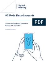 Tdif 05 Role Requirements - Release 4.8 - Finance 1