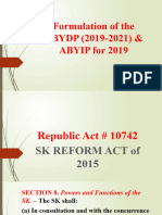 SK CBYDP & ABYIP Formulation