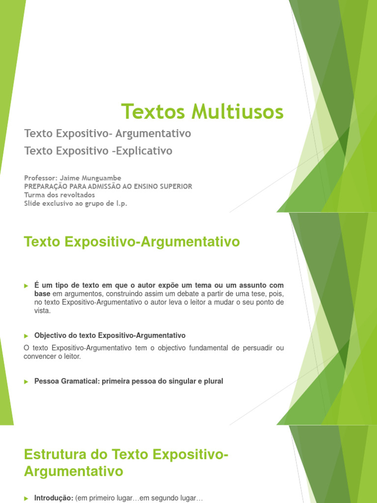 Estruturas de Textos Multiusos | PDF