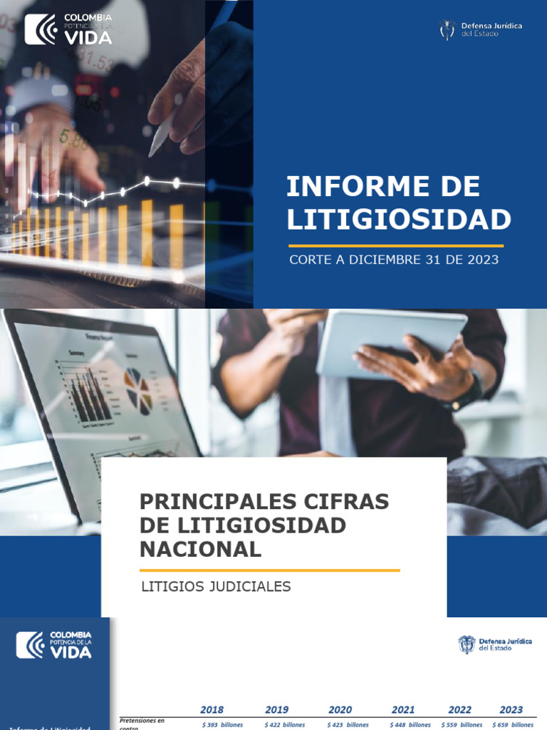 Informe Litigiosidad Cuarto Trimestre 2023 190124 | PDF