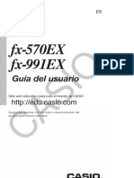 Manual de Usuario Casio FX-570EX (Español - 48 Páginas)