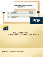 Tugas Kelompok IV - Renstra (Swot)