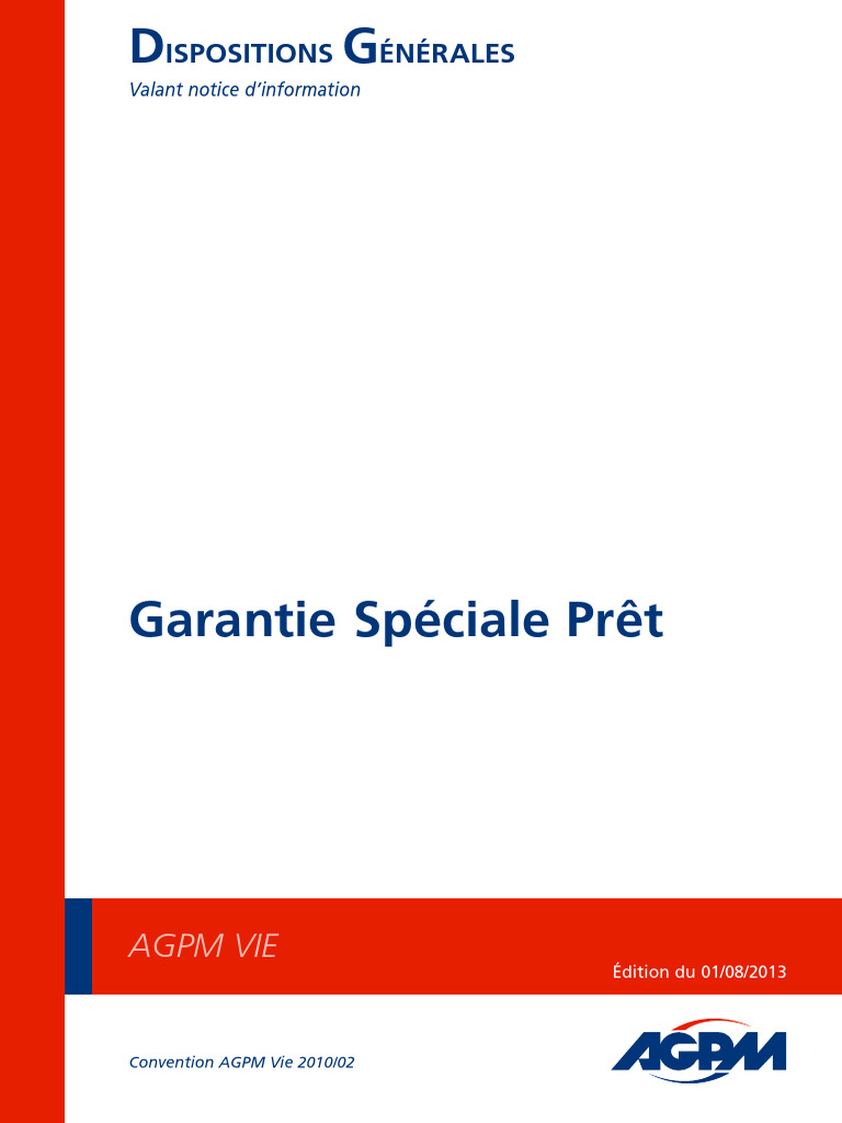 Assurance de groupe AGPM Vie 2010/02 | PDF | Assurance | Arbitrage
