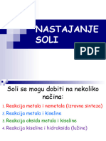 Nastajanje SOLI