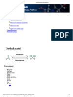 Diethyl Acetalprotecting Group