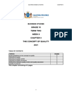 BSTD Grade 10 Week 6 Concept of Quality Notes-Term 3