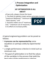 Chapter 1 Process Integration and Optimization: 1.1 What Optimization Is All About