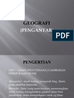 Geografi: (Pengantar)