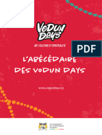 Abecedaire Vodun Days