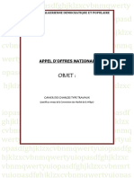 Cahier Charges Type - Code 2010