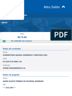 Conta Meu Saldo : Comprovante de Pix Enviado