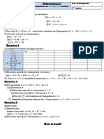 Inéquations du premier degré  à 1 inconnue (3)