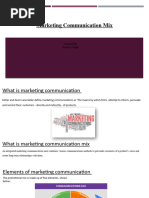 Marketing Communication Mix