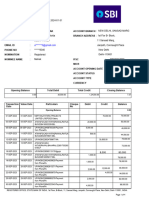 Sbi - 366 640 - Account Statment