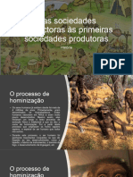 Das Sociedades Recoletoras Às Primeiras Sociedades Produtoras