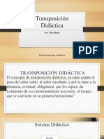 Transposición Didáctica