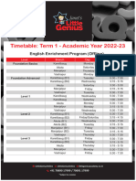 972497time Table