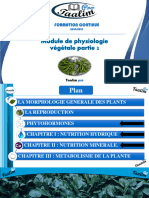 Physiologie Végétale