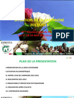 Sénégal, Stiuation Campagne 2012-2013 SODEFITEX-Sénégal - VF AG PRPICA