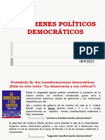 18.9.23 - Regímenes Democráticos - Dahl - La Poliarquía