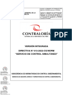 Directiva N 013 2022 CG Norm Directiva de Servicio de Control Simultaneo