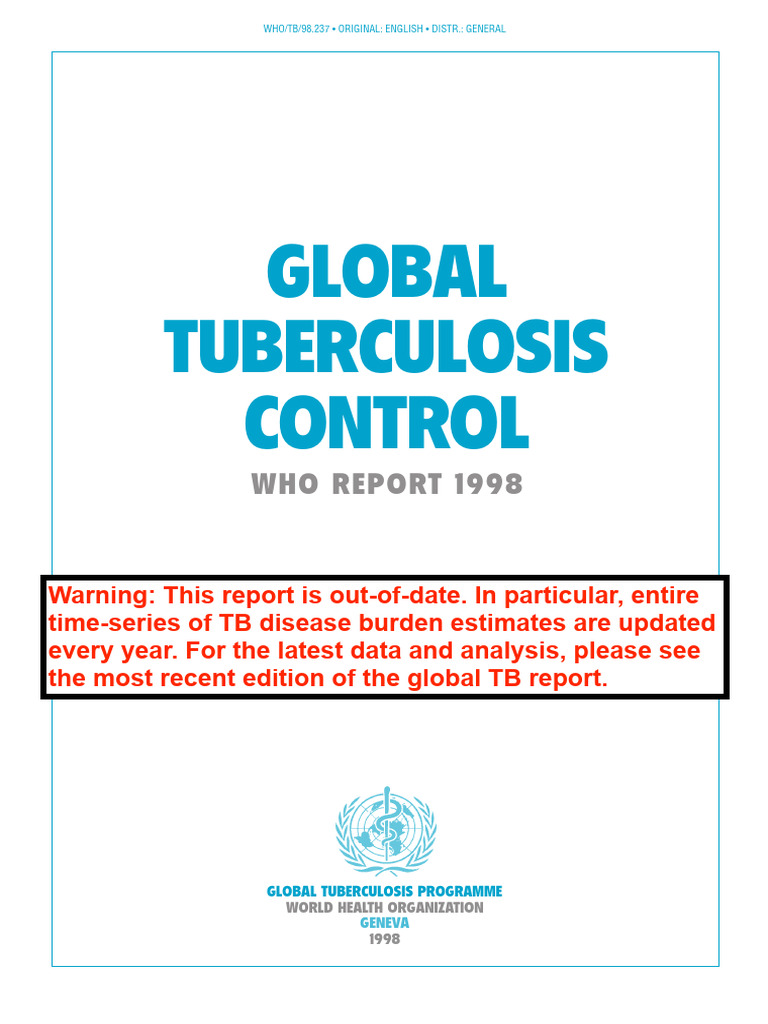Who TB 98.237 | PDF | Tuberculosis | World Health Organization